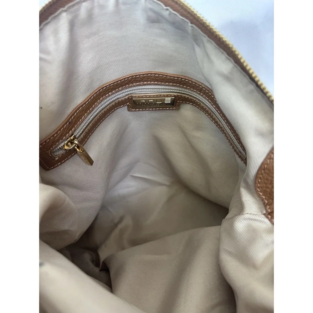 INNUE genuine leather large Hobo Crossbody Made In Italy Brown MSRP‎ $349 NWOT